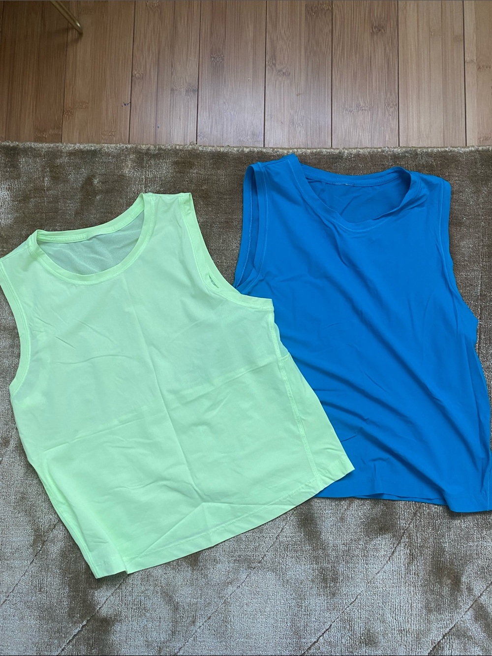 Set of Two Athleta mesh tanks